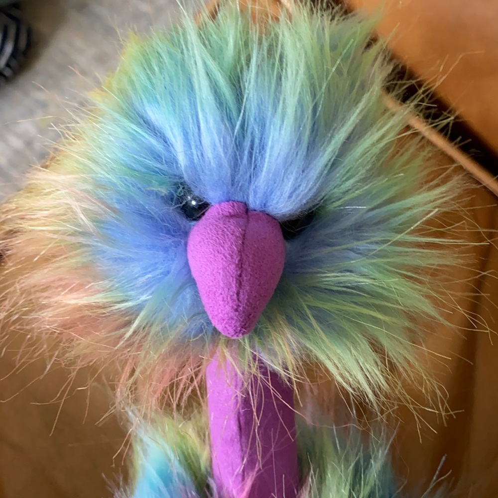Jellycat Rainbow PomPom Ostrich